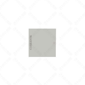 神保電器　artific series(アーティフィックシリーズ)　埋込スイッチ操作板　片切用　ネーム入り(印刷ネーム:corridor)　ダブル　コンテンポラリーグレー　AWN-D1-C02-CG ※受注生産品
