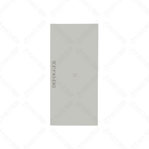 樂天商城 - 神保電器　artific series(アーティフィックシリーズ)　埋込スイッチ操作板　表示灯付　ネーム入り(印刷ネーム:defogger)　シングル　コンテンポラリーグレー　AWN-GS-D02-CG ※受注生産品