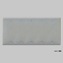 パナソニック フルカラー配線器具 新金属プレート カバープレート 取付枠付 5連用 WN7595