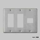 パナソニック フルカラー配線器具 ステンレスプレート 標準プレート 3連用 7コ用(3コ+3コ+1コ用) WN7607K
