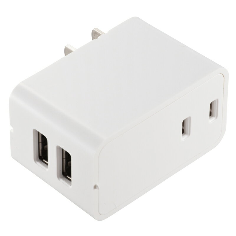 Lighting - オーム電機　増設できるUSBチャージャー　2．4A　ホワイト　HS-A1455W (00-1455)