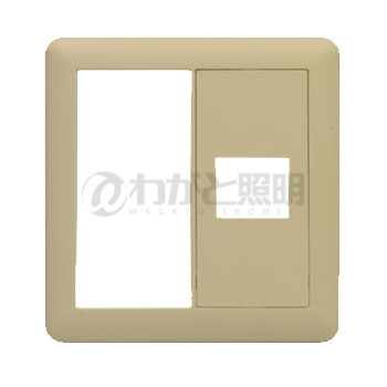 神保電器　J・WIDEシリーズ　スイッチコンセントプレート　2連用　コンセント1口用アダプタチップ付　..