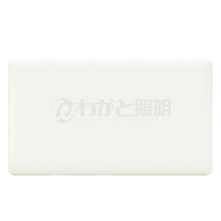 神保電器　J・WIDEシリーズ　WJEシリーズ　コンセントプレート　4連用　ブランクプレート　ピュアホワイト　WJE-0000