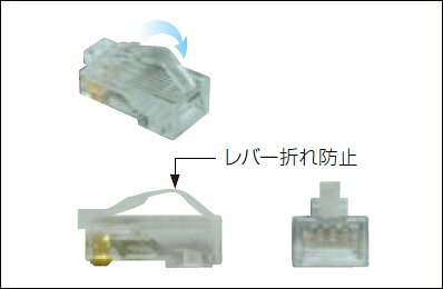 パンドウイット　カテゴリー5e用モジュラープラグ　単線・より線共用　MP588