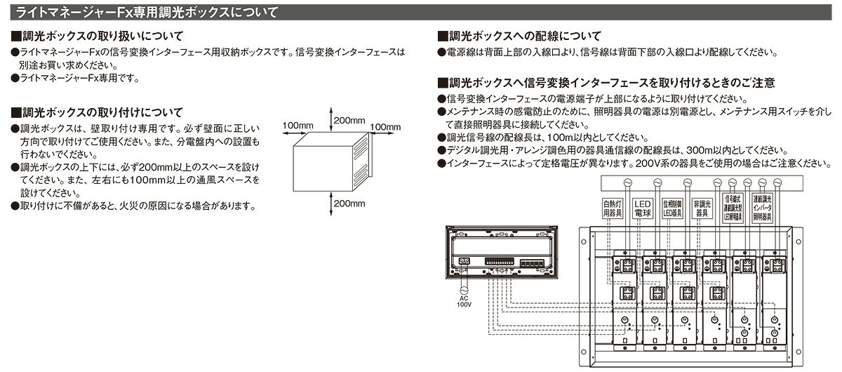パナソニック ライトコントロール ライトマネージャーFx 調光ボックス(ライトマネージャーFx専用) 6回路タイプ 壁直付型 NQL69101 [3]