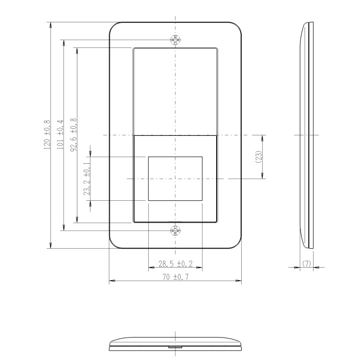 神保電器　J・WIDE SLIMシリーズ　スイッチ＋コンセントプレート　スイッチ＋1口　ピュアホワイト　NWC-4
