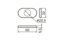 パナソニック　住設機器用埋込配線器具　プレート　1コ用　白（ホワイト）　WCF8301W