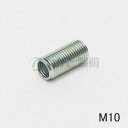青山電陶 M10ニップル 鉄製 全長20mm NP20
