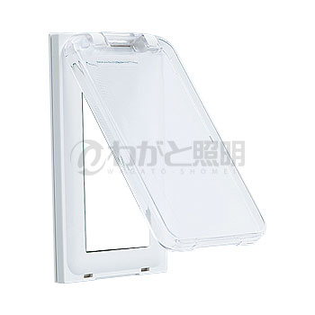 パナソニック コスモシリーズワイド21 保護カバー付スイッチプレート スクエア 1連用 ホワイト WT8951W