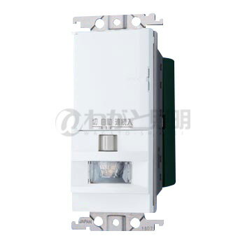 パナソニック コスモシリーズワイド21 壁取付熱線センサ付自動スイッチ 4線式 親器 屋内用 明るさセンサ・手動スイッチ付 3A 100V AC ホワイト WTK1411WK