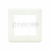 神保電器　J・WIDEシリーズ　WJDシリーズ　2ピースコンセントプレート　2連用　保安灯用　ピュアホワイ..