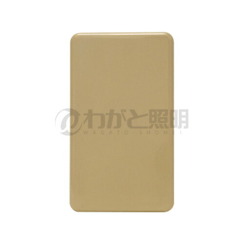 神保電器 ニューマイルドビーシリーズ エレガンスカセットプレート 1連用 ブランク用 ライトベージュ 6541 L