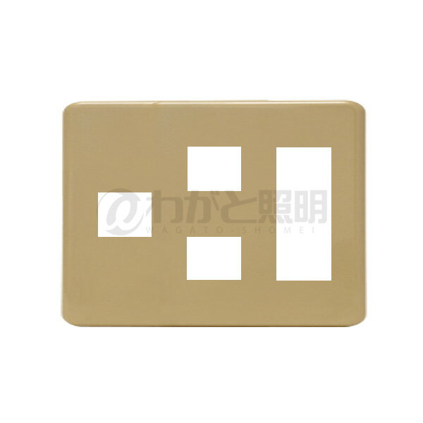 神保電器　ニューマイルドビーシリーズ　ホームエレガンスプレート　3連用　6コ用（1コ+2コ+3コ用）　..