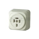 神保電器 露出形配線器具 JEシリーズ 露出形接地極付コンセント 3PE 15A 250V JE-4152