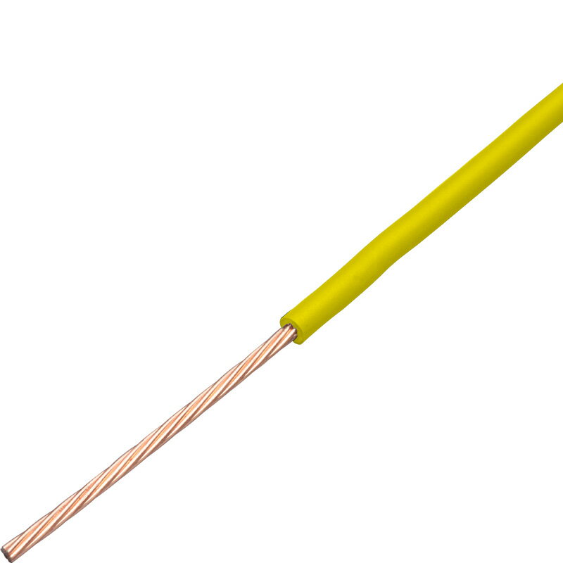 JAPPY　600Vビニル絶縁電線　IV　より線　8sq　黄色（イエロー）　電気機器用配線　ミニ定尺　 [5m]　I..