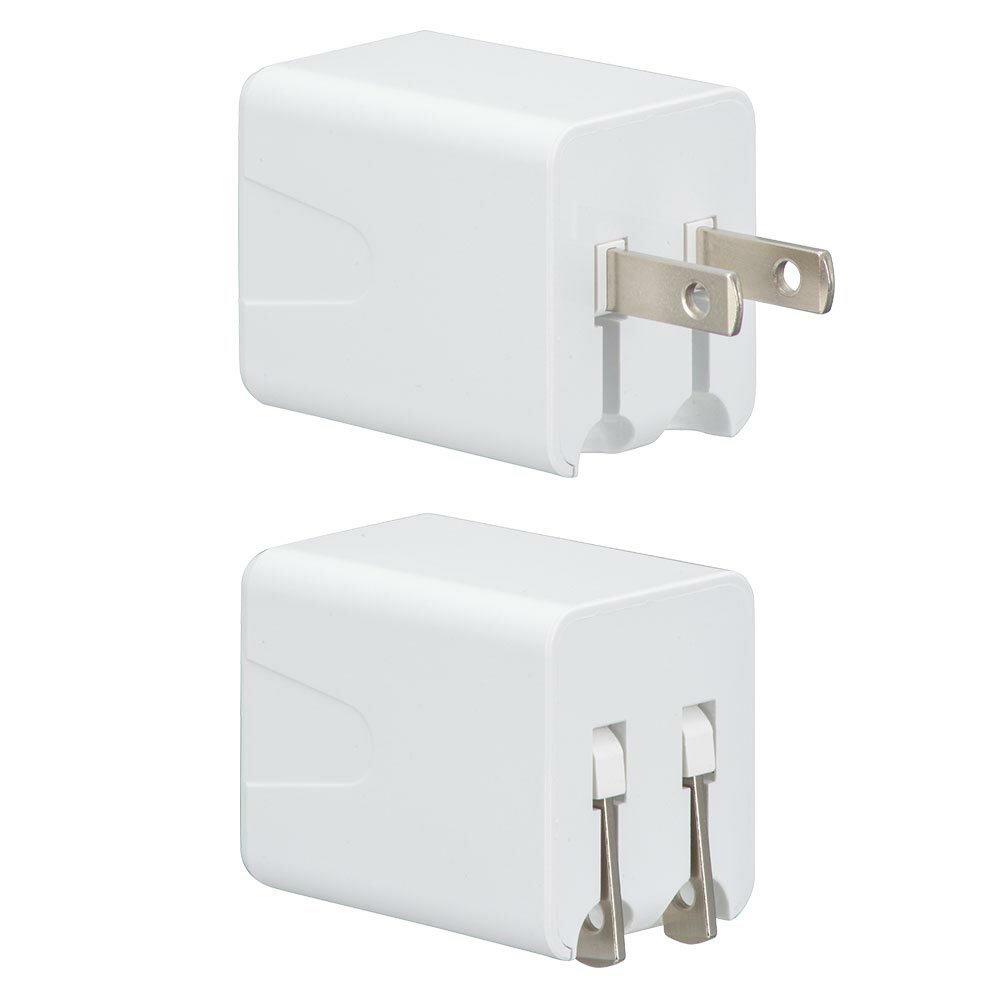 �������ŵ���AC���Ŵ�(Type-C+Type-A/����20W/AC100-240V�б�/��[�ۥ磻��])��MAV-AQPD20W-W (01-7168)