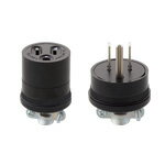 パナソニック　コードコネクタセット(キャップ+コネクタボディ)　15A　125V　接地2...