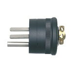 パナソニック キャップ(電源プラグ) 30A 250V 接地2P コードグリップ・圧着端子付 黒（ブラック） WF5630