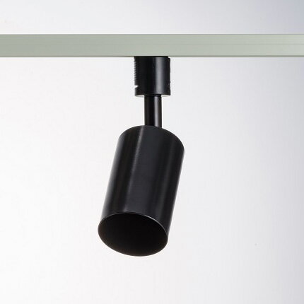 プリンス　配線ダクトレール用　スポットライト　LEDランプ専用（ランプ別売）　E11口金　6W以下　本体:黒（ブラック）　配ダク用　レールライト　照明器具　スポット照明　ライティングレール用　LSHE11BK