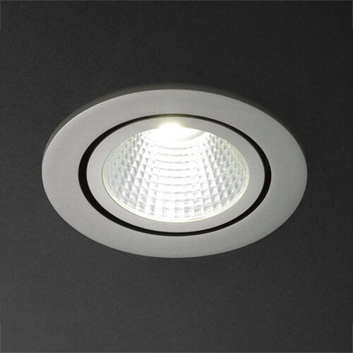 スガツネ LAMP Hera LEDダウンライト DSR68-LED型 調光調色可能タイプ 電球色〜昼白色 2700〜5000K ステンレス調 DC24V 埋込穴φ68mm IP44 DSR68-LED-65W-SS [2]
