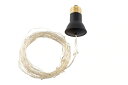 SWAN LED SWAN BULB SPARKLER イルミネーションライト ソケット型ガーランド 本体:樹脂 E26 シルバー 3m SWB-S701L