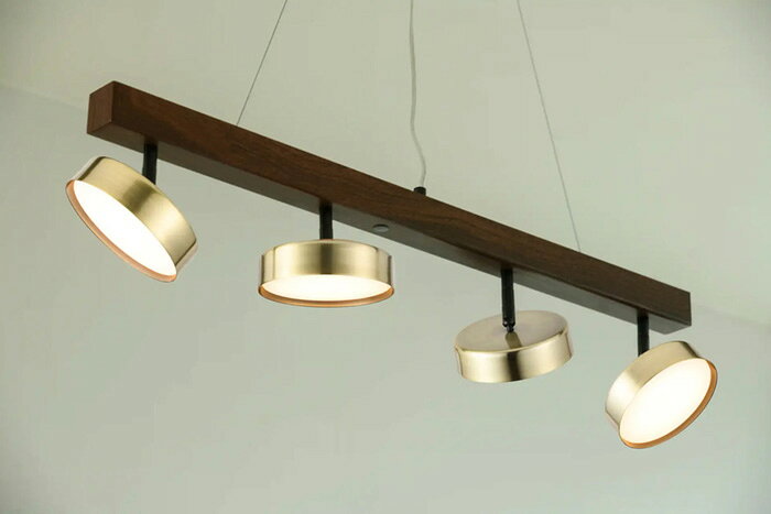 SWAN RUMANI4 PENDANT LIGHT ペンダントライト 簡易取付 調光10段階 調色5段階 アッパーライト(3段階調光) 60分OFFタイマー サイレントモード 壁/リモコンメモリー機能 高さ調整機能 ゴールド APE-710GL [2]
