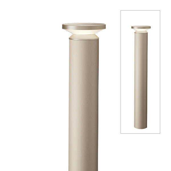 タカショー　エバーアートポールライト　ローボルト　12V/24V　11型　グレイッシュゴールド　光源色:電球色　トランス・アクセサリ別売　コード:71182600　HBC-D84G