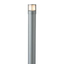 タカショー スタイルポールライト 100V 13型 ガード スレートシルバー 光源色:電球色 コード:71681400 HFD-D45L