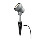 タカショー ガーデンライト 庭園灯 ガーデンアップライト スパイクスポット ミオ 12V/24V 3.6W 電球色 シルバーマット トランス・アクセサリ別売 [...