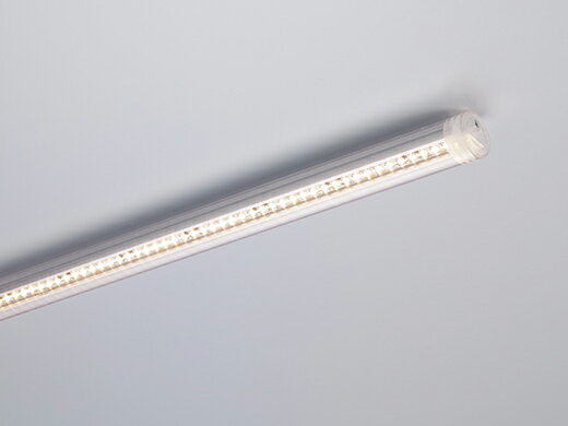 DNライティング　冷蔵・冷凍ケース照明用LEDモジュール　CLED3　-10～+25℃用　電源装置別売　透明パイプ　IP65　2213mm　温白色（3500K）　CLED3-2213VWW ※受注生産品