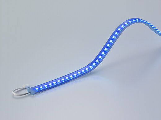 DNライティング LED棚照明器具 棚下 間接照明用 フレキシブルLEDモジュール FX50−LED 電源装置別売 フレキシブルトップビュー 本体寸法5010mm 青色（ブルー） FX50-LED5000B ※受注生産品