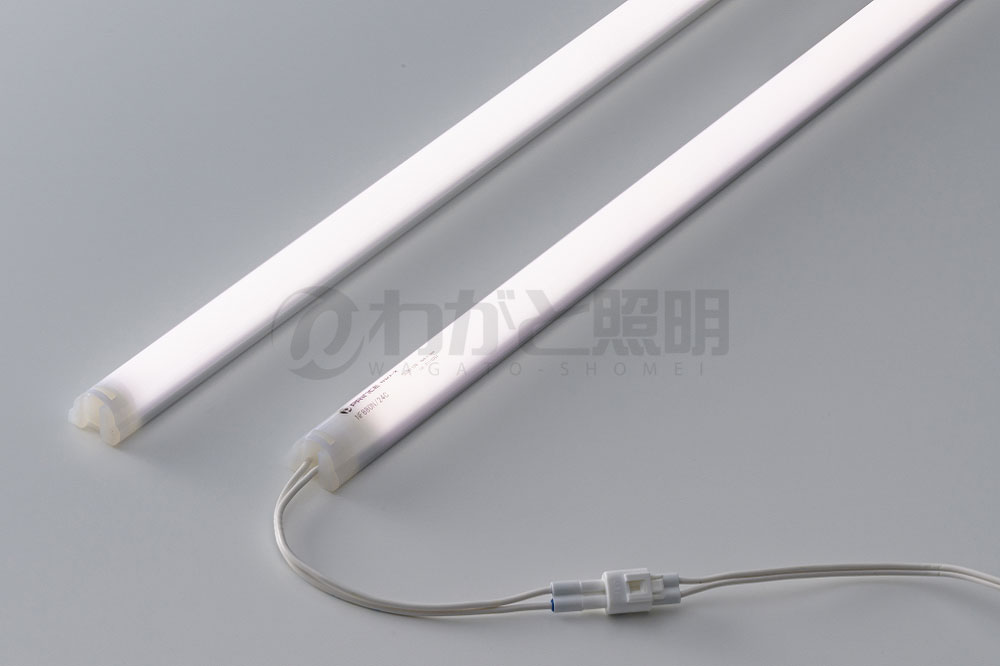 プリンス　LED棚照明器具　ディーライン　冷ケース用照明　Nシリーズ　Fタイプ　全長430mm　演色LED　素適くん　NK　精肉・鮮魚・日配品用　NF430NK/24C-1 ※受注生産品