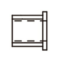 TOKISTAR　間接照明　Tシリーズ　CABLELIGHT　INDIRECTMINI/MINICHANNEL　オプション　MC用電源側エンドキャップ　ミニチャンネル専用　（器具と同時購入のみ）　MC-EDL