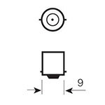 OSRAM　ハロゲン電球　12V　5W　BA9s口金　64111　≪あす楽対応商品≫