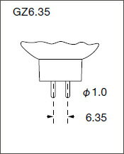 USHIO　光学機器用　ミラー付きハロゲンランプ　JCR　12V　100W　φ50　GZ6．35口金　JCR12V100WBN ※受注生産品 2