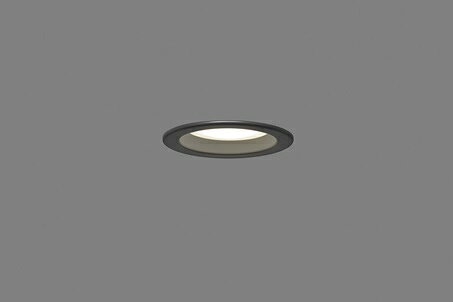 東芝 住宅用照明器具 浴室灯アウトドアダウンライト LED一体形 埋込穴φ75mm 白熱灯器具60Wクラス 温白色(3500K) 黒(ブラック) LEDD870...