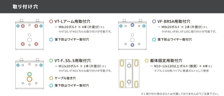 ニッケンハードウェア　両面看板用支持金具　VT　ビュートロン・VF　ビューフラッ...