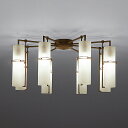 yamada 屋内シャンデリア 電球色 Ra94 白熱320W相当 ランプ付 直付け 〜6畳 CD-4297-L