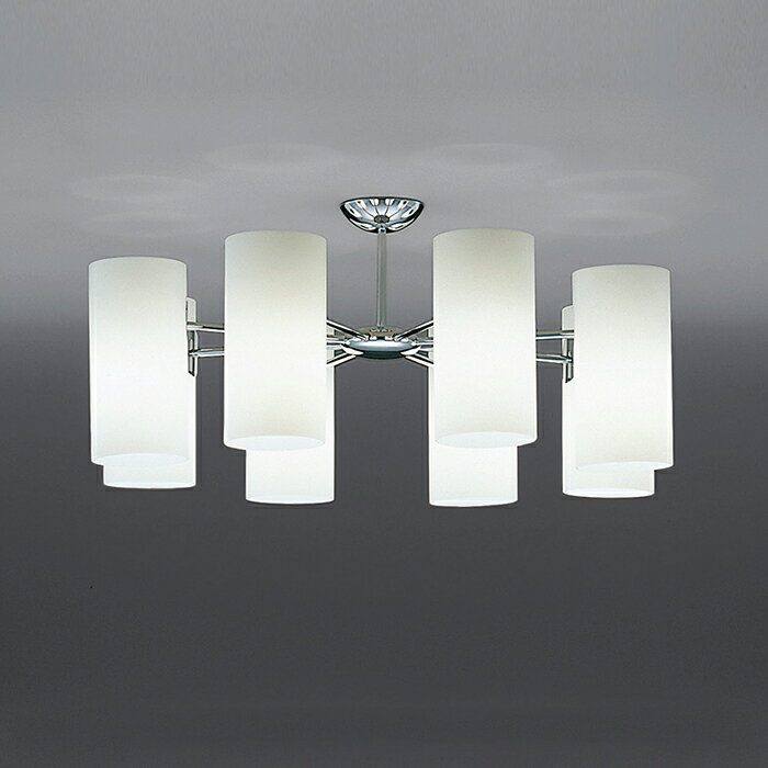 yamada 屋内シャンデリア 電球色 Ra94 白熱320W相当 ランプ付 直付け 〜6畳 CD-4323-L