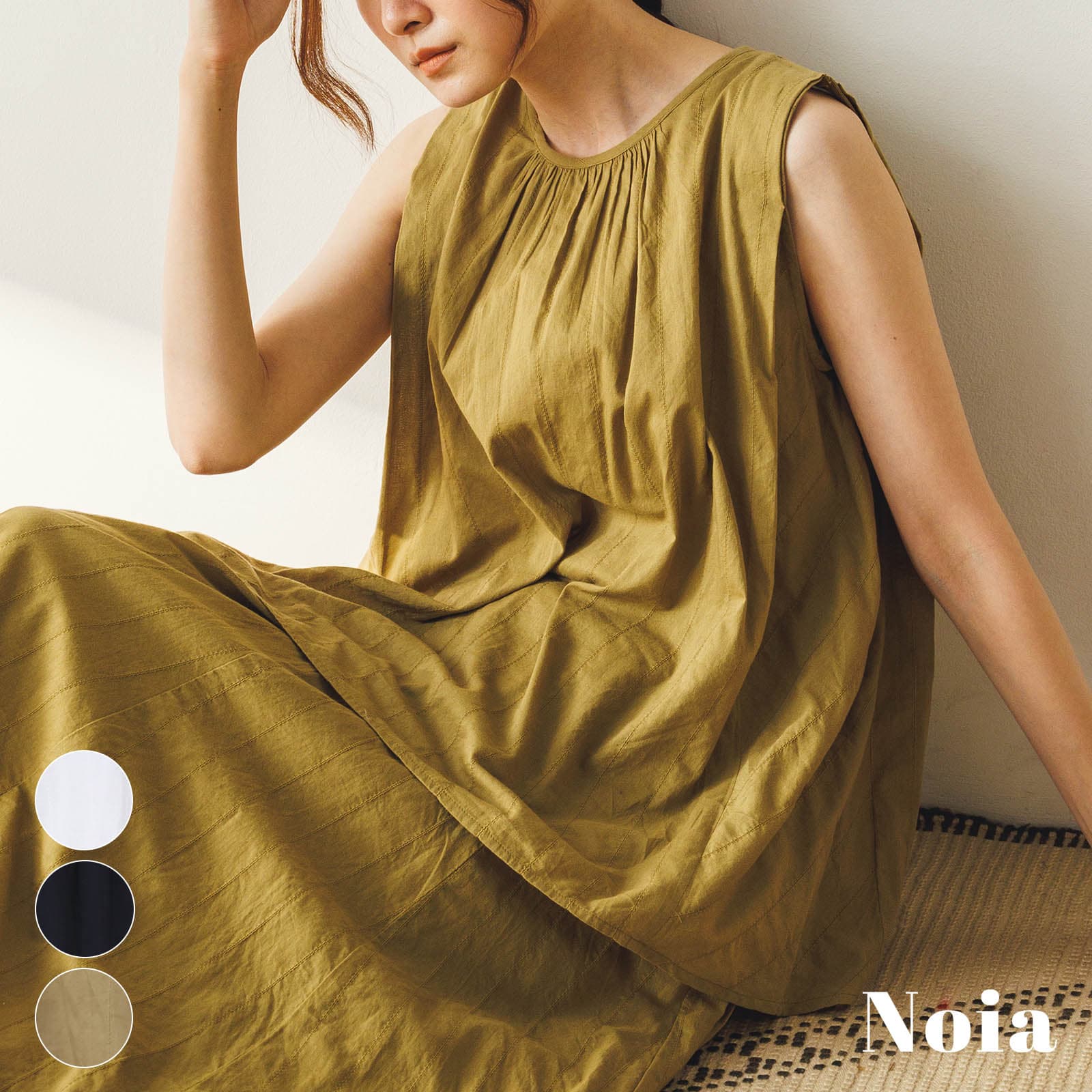 公式 [ノイア] Noia ノースリーブブラウス | レディース 夏 カジュアル おしゃれ 大人 旬
