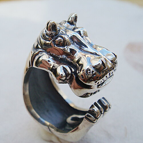 かばリング カバリング 動物モチーフ 指輪 指環 シルバーアクセサリー SILVER925 女性 男性 プレゼント ギフト対応 レディース メンズ 大人 可愛い...