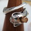 なまずの紳士リング ナマズ 鯰 動物チーフ 指輪 指環 18金 K18ピンクゴールド シルバーアクセサリー SILVER925 女性 男性 プレゼント ギフト対応 レディース メンズ 大人 可愛い かわいい 誕生日 オシャレ 贈り物