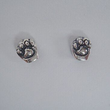 肉球ピアス(キャッチタイプ) 肉球 耳飾り フックタイプ シルバーアクセサリー 動物モチーフ SILVER925 女性 男性 プレゼント ギフト対応