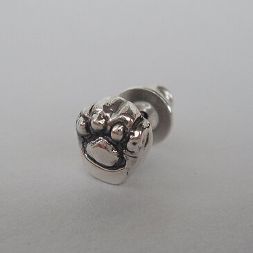 肉球ピアス(キャッチタイプ) 肉球 耳飾り フックタイプ シルバーアクセサリー 動物モチーフ SILVER925 女性 男性 プレゼント ギフト対応