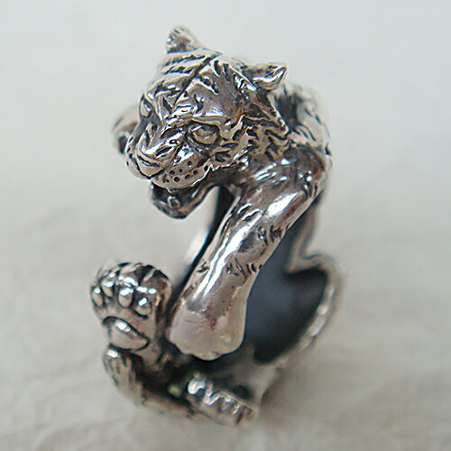とらリング トラ 虎 タイガー 十二支 干支 寅年 動物チーフ 指輪 指環 シルバーアクセサリー SILVER925 女性 男性 プレゼント ギフト対応 福岡発...