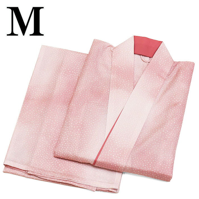 12800【 夏物 】 絽【 二部式着物 】 洗える着物 【 Mサイズ 】 夏用 制服 小紋 普段着 夏 夏着物 夏き..