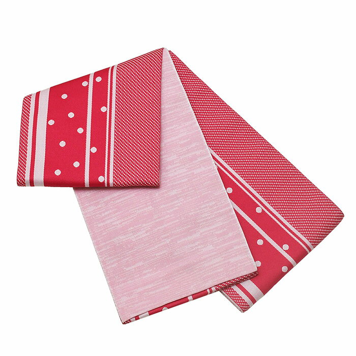 ゆかた帯 浴衣帯 レディース 【 日本製 】 半巾帯 洗える ゆかた 帯 半幅帯 細帯 小袋帯リバーシブル 着物 浴衣 帯 粋 小粋 ゆかた【メール便1点まで可能】yhh-59（2）