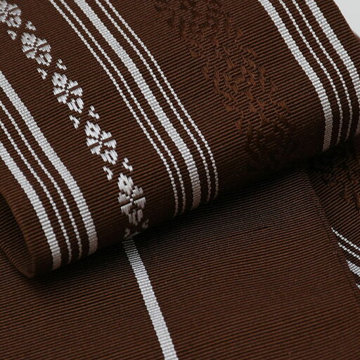 19400【 メンズ 帯 】 正絹角帯 日本製 角帯 博多織 【 絹100% 】 本場筑前博多織 帯 男 袋織 紳士 着物 浴衣 ゆかた 男性 男物 通年 献上柄 本袋 絹 シルク リバーシブル【メール便2点まで可能】sns-obi-h-11(1)