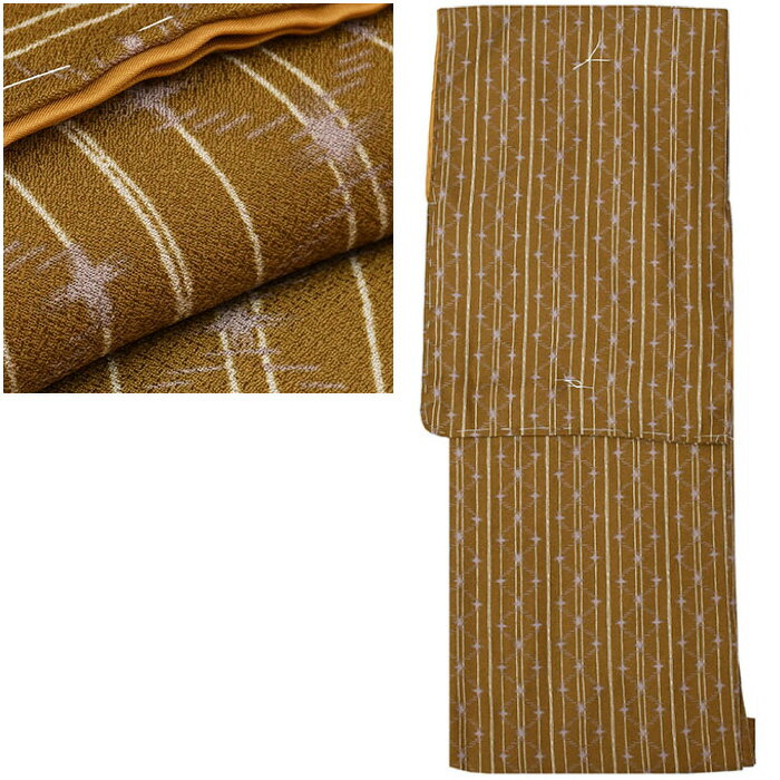 22110【 M 袷せ 】 洗える着物 袷 仕立て上り ちりめん生地 プレタ レディースあわせ 着物 小紋 女性 レディース kimono 広衿 カジュア..