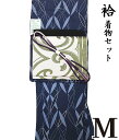 【20】※ 少々訳あり ※ 【 晩秋冬春 ♪ 着物 4点セット 】 【 M 袷せ 】 あわせ 洗える着物 + 【 桐生織物 】 洗える八寸名古屋帯 + 正絹ちりめん帯揚げ + 正絹帯〆 【4点セット】着物セット 小紋 七宝 レトロ モダン as-1499 appk1254